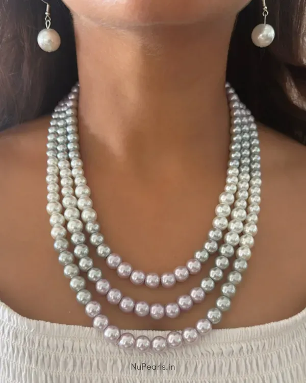 Pink_Silver_White_Nysha_3_Layered_Pearl_Mala_Necklace_With_Earrings_For_Wom