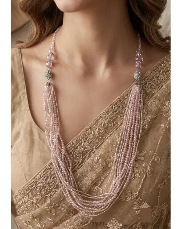 3_In_1_Handmade_Fizza_Blush_Pink_Crystal_Convertible_Long_Mala_Necklace