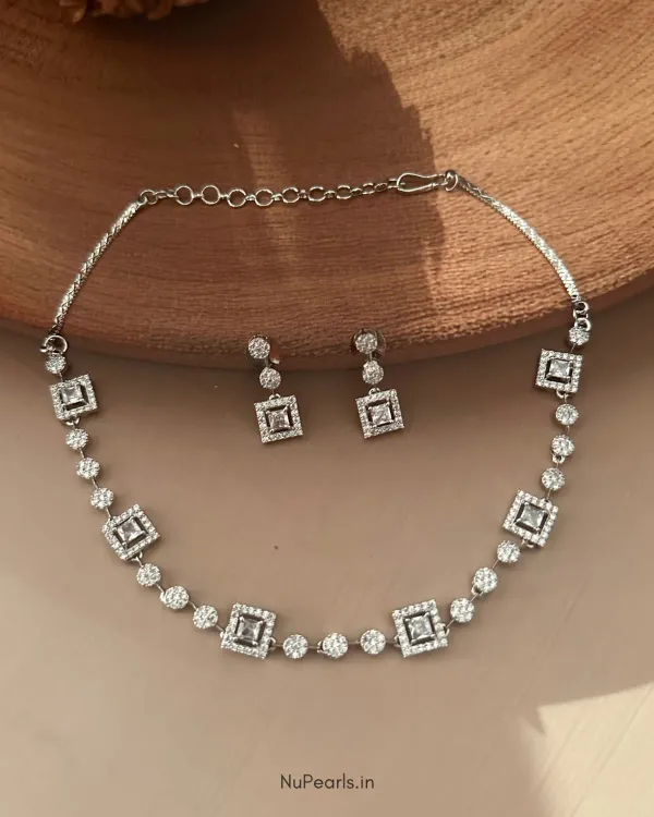 Silver_Jasmine_Necklace_Rhodium_Plated_Cz_Studded_Jewellery_Set_For_Women