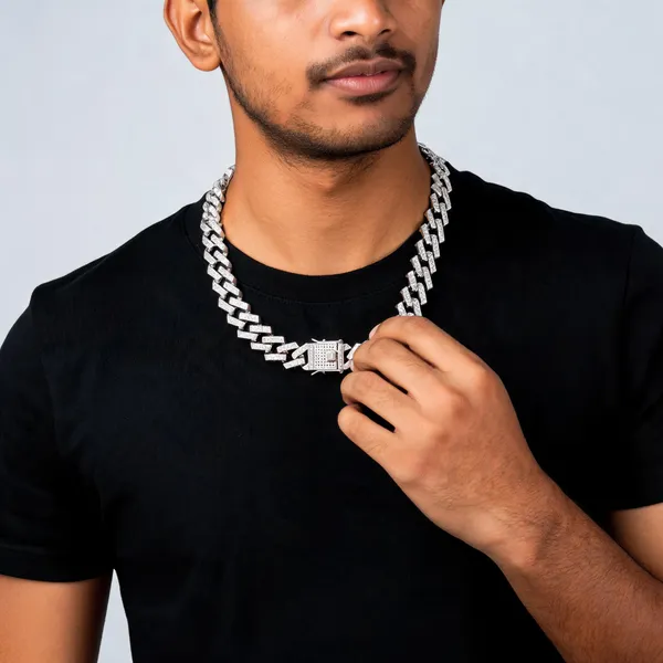 Silver-Tone_Iced_Cuban_Link_Chain_Necklace_for_Men