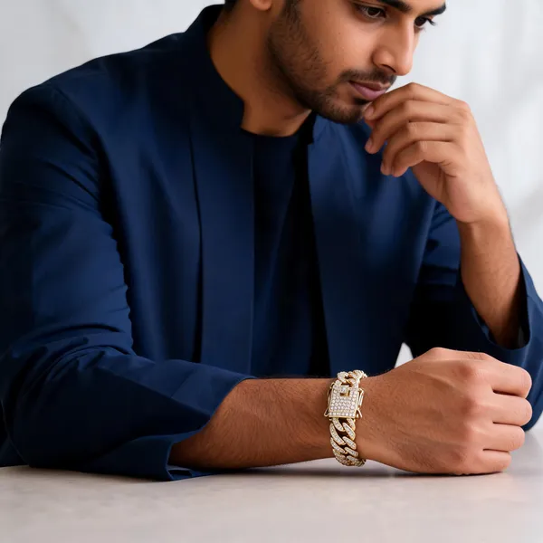 Gold-Tone_Crystal_Cuban_Link_Bracelet_for_Men
