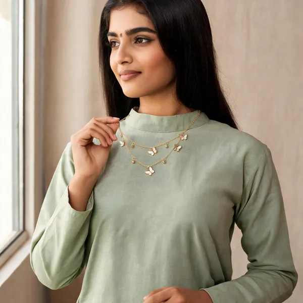 Gold_Tone_Butterfly_Layered_Necklace_for_Women