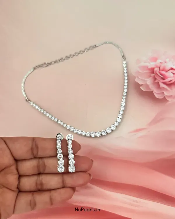 Silver_Cz_Tennis_Solitaire_Necklace_Rhodium_Plated_Party_Jewellery_Set