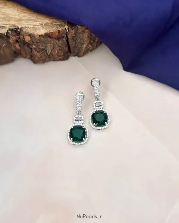 Green_Aria_Ad_Stone_Drop_Earrings_Rhodium_Plated_Party_Earrings_For_Women