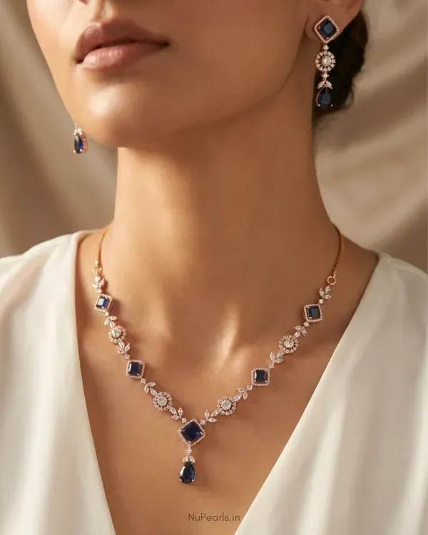 Blue_Jannat_Necklace_18k_Rose_Gold_Plated_Cz_Studded_Jewellery_Set_For_Wo