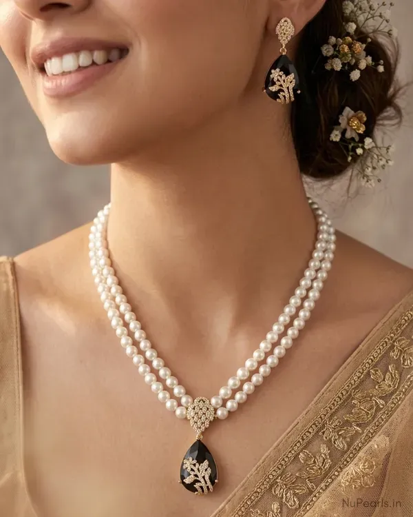 Black_Elva_Ad_Pearl_3d_Necklace_With_Ad_Back_Clasp_Matching_Earrings_18k_More