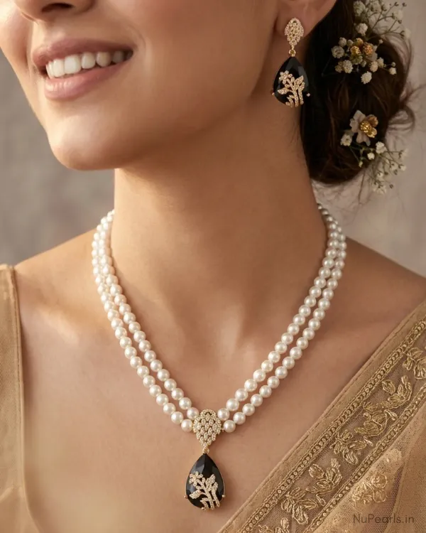 Black_Elva_Ad_Pearl_3d_Necklace_With_Ad_Back_Clasp_Matching_Earrings_18k_More