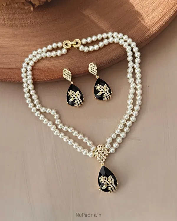 Black_Elva_Ad_Pearl_3d_Necklace_With_Ad_Back_Clasp_Matching_Earrings_18k_More