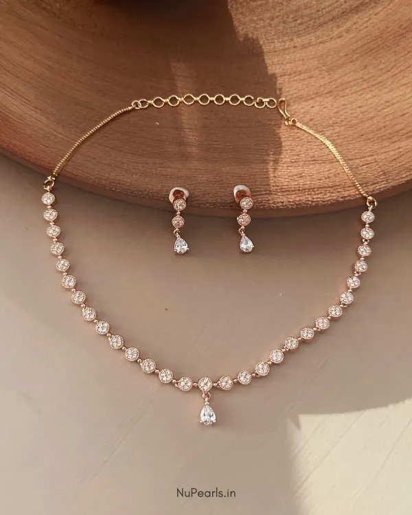 Rose_Gold_Lili_Necklace_18k_Rose_Gold_Plated_Cz_Studded_Jewellery_Set_For