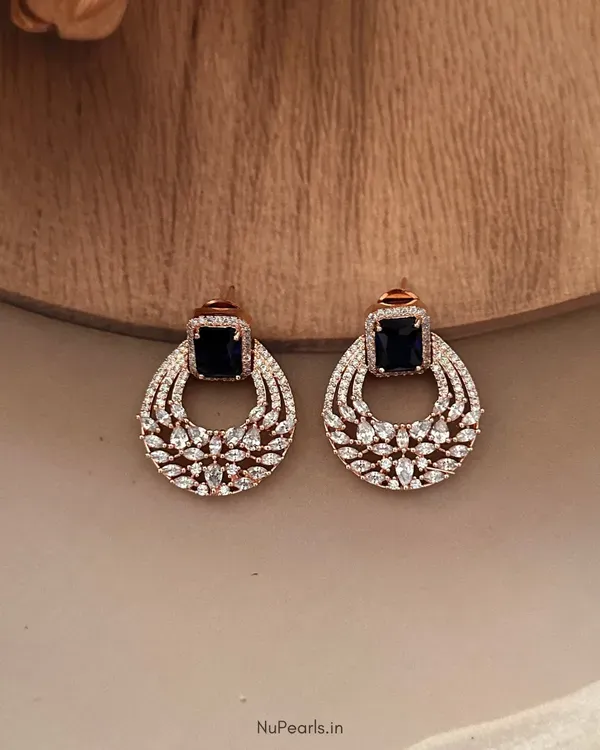 Dark_Blue_Ami_Cz_Chandbalis_Earrings_In_Rose_Gold