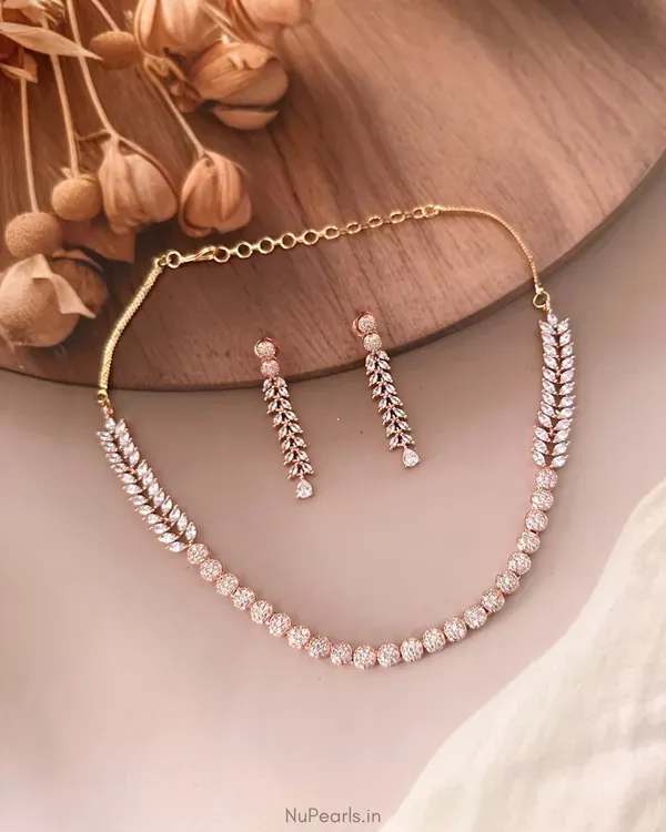Rose_Gold_Roop_American_Diamond_String_Necklace_Set_18k_Rose_Gold_Plated