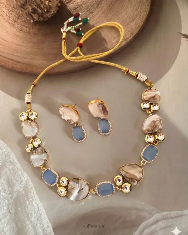 Light_Blue_Romaisa_Mother_Of_Pearl_Choker_18k_Gold_Plated_Handmade_Jewelle