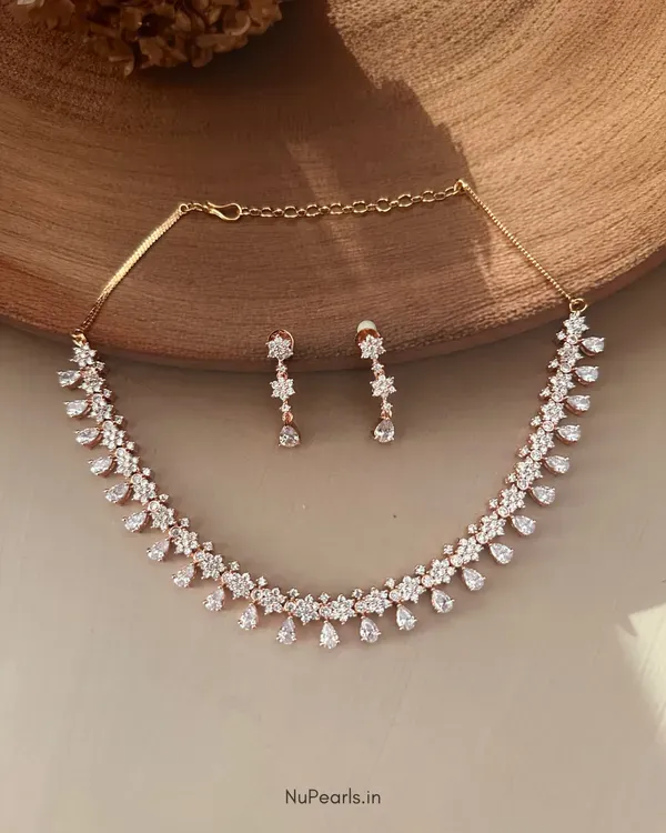 White_Ujas_Necklace_18k_Rose_Gold_Plated_Cz_Studded_Jewellery_Set_For_Wom