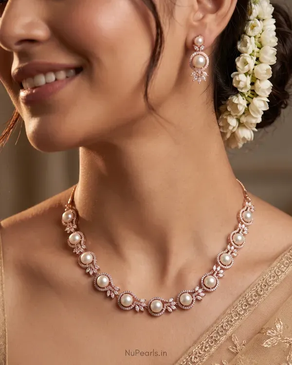 18k_Rose_Gold_Plated_Emma_Pearl_American_Diamond_Jewellery_Set_For_Women