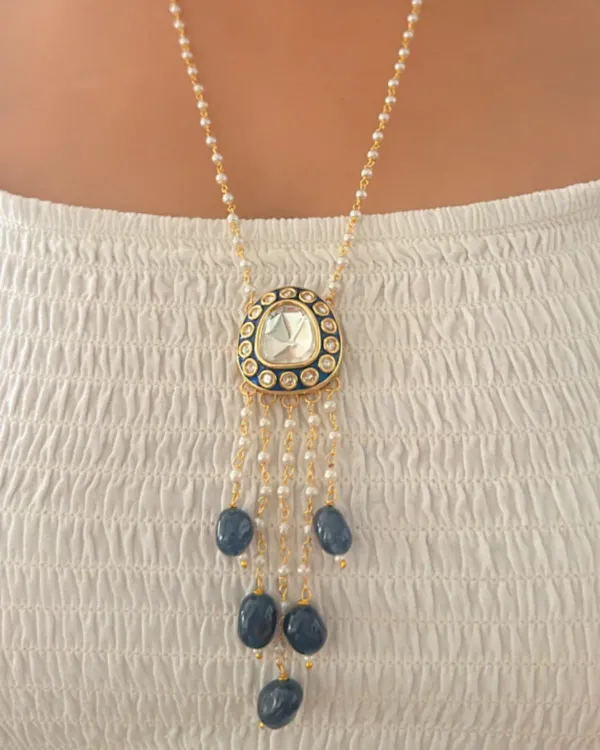 Dark_Blue_Nessa_Moissanite_Japanese_Pearl_Long_Mala_Necklace_For_Women