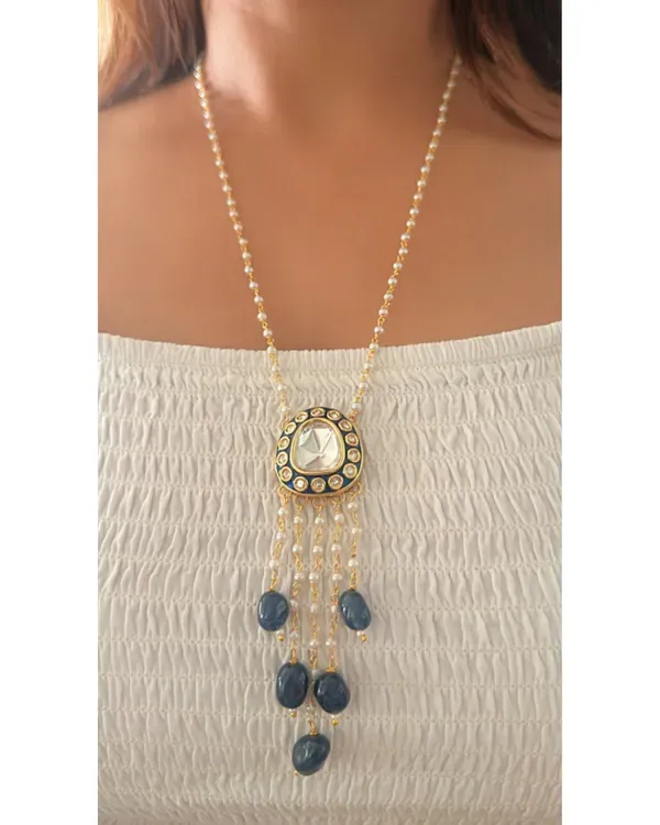 Dark_Blue_Nessa_Moissanite_Japanese_Pearl_Long_Mala_Necklace_For_Women