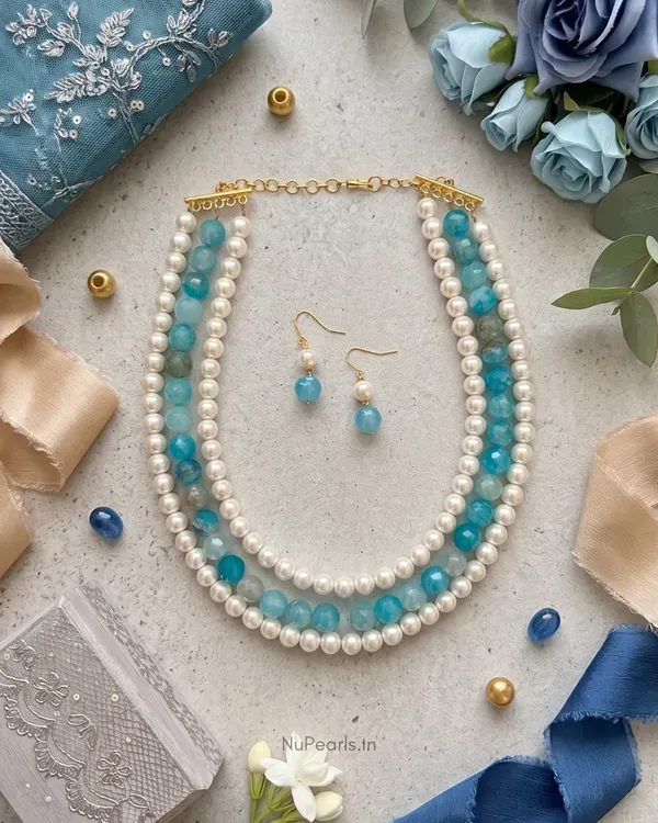 Light_Blue_Lila_Pearl_Stone_3_Layered_Mala_Necklace_For_Women
