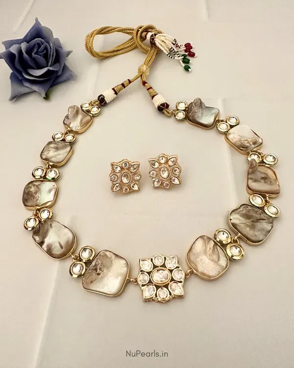 White_Mother_Of_Pearl_Kundan_Mehraan_Choker_Necklace_18k_Gold_Plated