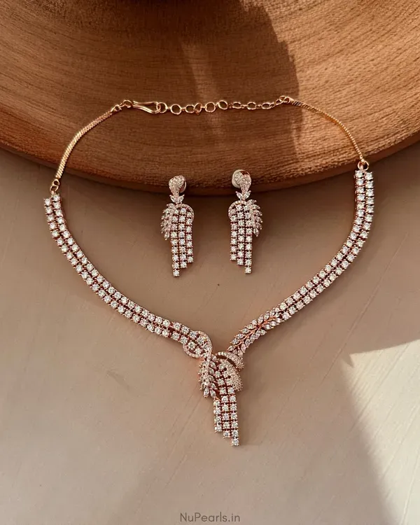 Rose_Gold_Shiva_Necklace_18k_Rose_Gold_Plated_American_Diamond_Jewellery_Se
