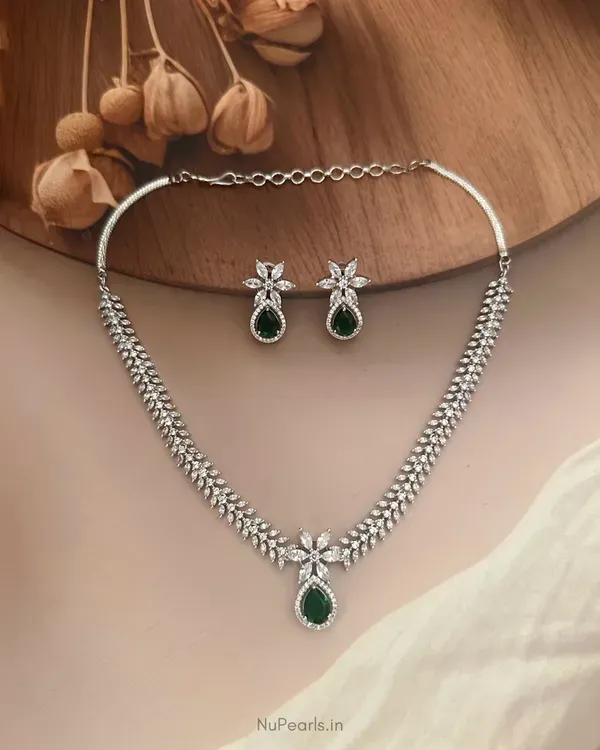 Green_Eira_Necklace_Rhodium_Plated_Cz_Studded_Jewellery_Set_For_Women