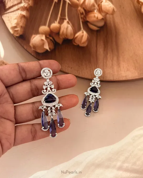 Purple_Grace_American_Diamond_Rhodium_Plated_Chandelier_Party_Earrings_For_More