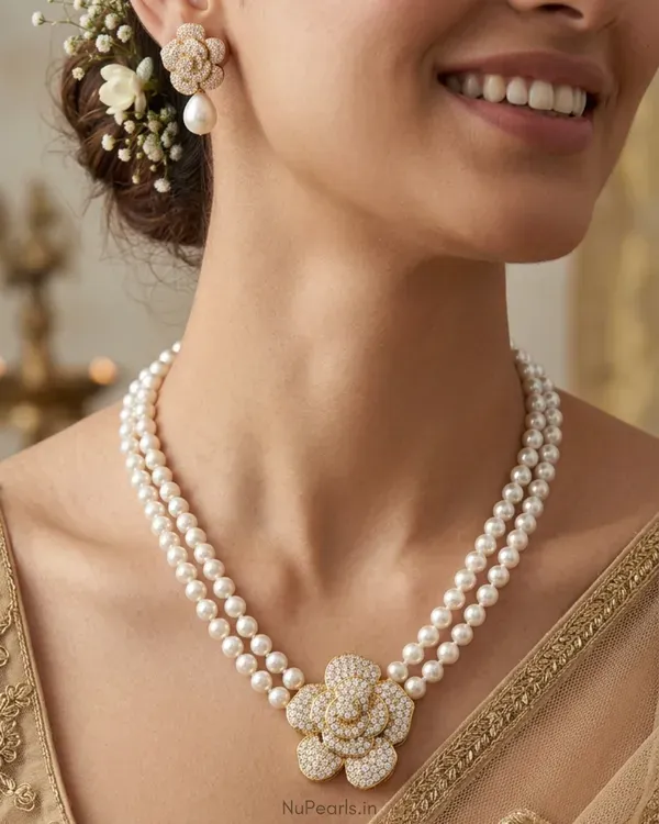 Gold_Cara_Ad_Pearl_Necklace_With_Ad_Back_Clasp_Earrings_18k_Gold_Plated