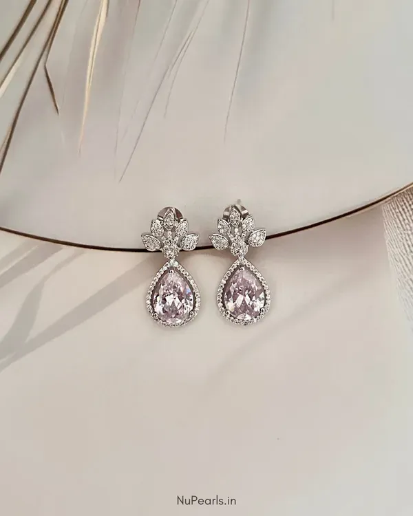 White_Faye_Ad_Stone_Drop_Earrings_For_Women_Rhodium_Plated