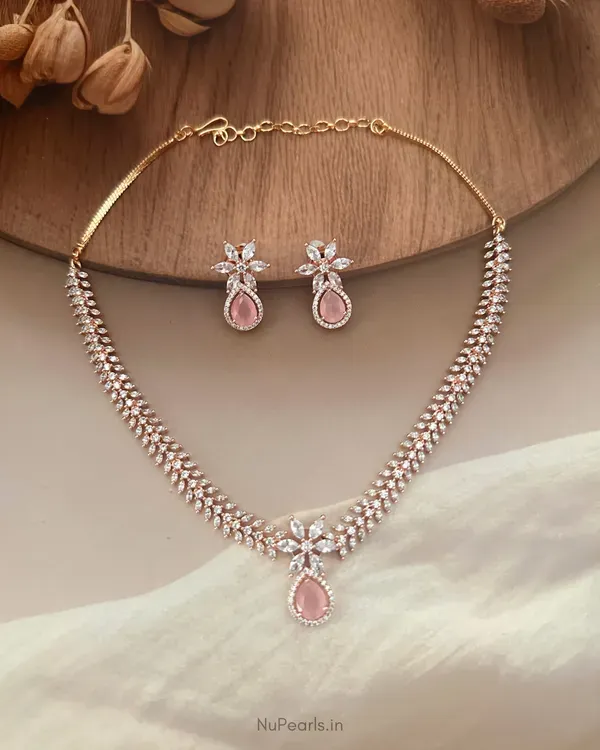 Pink_Eira_Necklace_18k_Rose_Gold_Plated_Cz_Studded_Jewellery_Set_For_Wome
