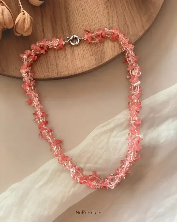 Cherry_Quartz_Paris_Uncut_Stone_Cluster_Mala_With_Crystals_For_Women_Peach_More