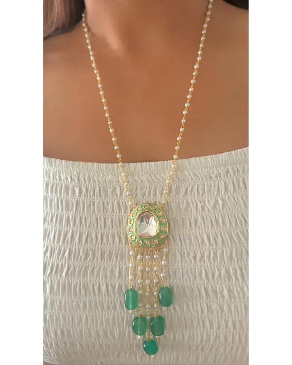 Mint_Green_Nessa_Moissanite_Japanese_Pearl_Long_Mala_Necklace_For_Women