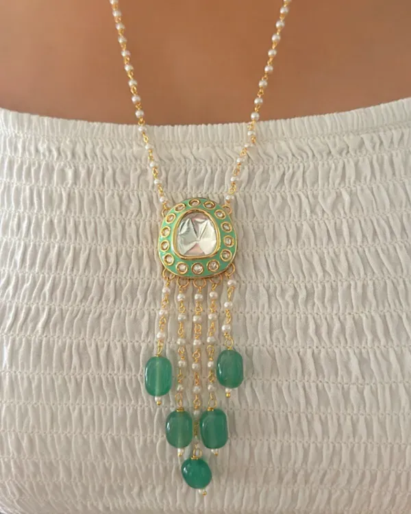 Mint_Green_Nessa_Moissanite_Japanese_Pearl_Long_Mala_Necklace_For_Women