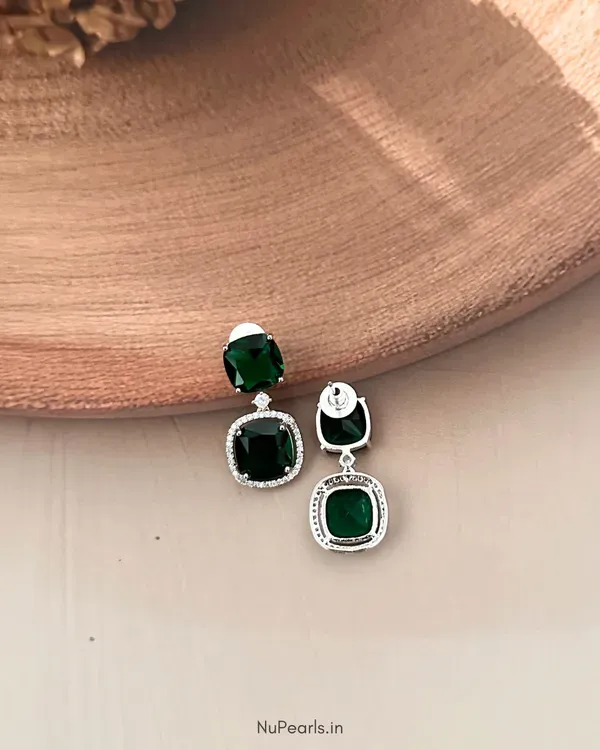 Green_Lucy_Doublet_Cz_Stone_Rhodium_Earrings