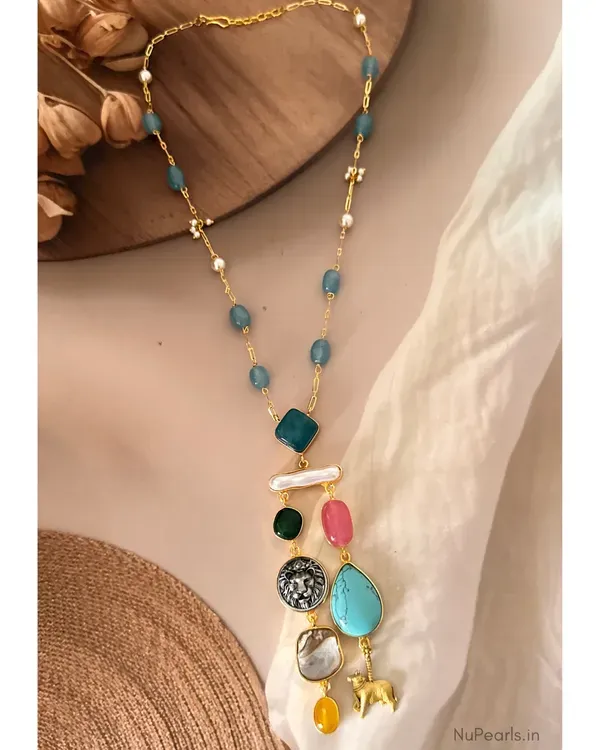 Handmade_Blue_Agate_Orna_Multi_Statement_Necklace