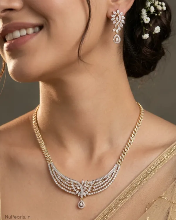 Gold_Silver_Ivika_American_Diamond_Mangalsutra_Necklace_Dual_Polish_Screw_B