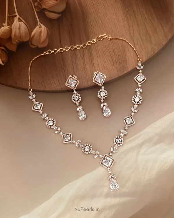White_Jannat_Necklace_18k_Rose_Gold_Plated_Cz_Studded_Jewellery_Set_For_W