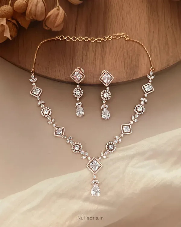 White_Jannat_Necklace_18k_Rose_Gold_Plated_Cz_Studded_Jewellery_Set_For_W