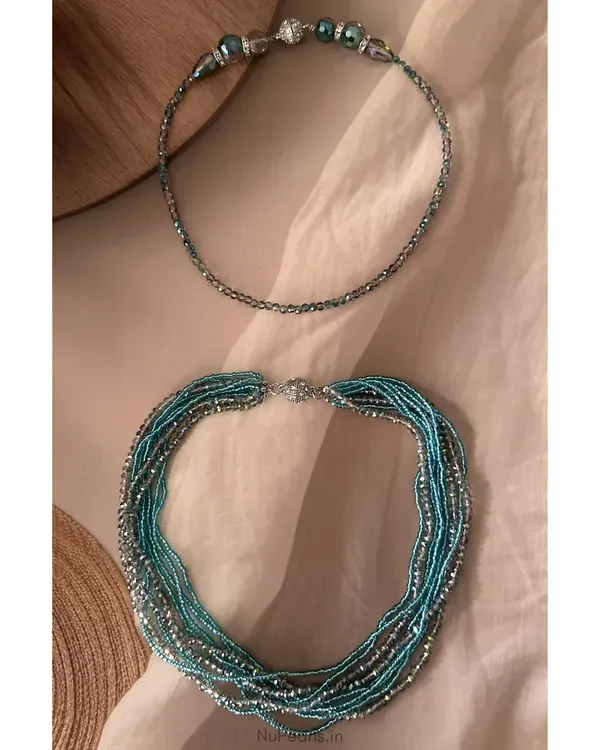 3_In_1_Handmade_Fizza_Teal_Blue_Crystal_Convertible_Long_Mala_Necklace