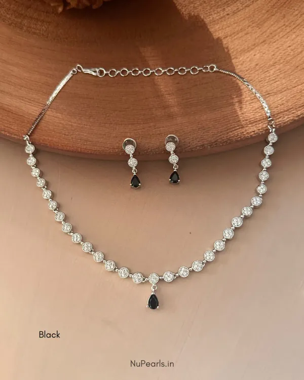 Black_Lili_Necklace_Rhodium_Plated_Cz_Studded_Jewellery_Set_For_Women