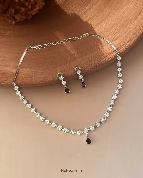 Black_Lili_Necklace_Rhodium_Plated_Cz_Studded_Jewellery_Set_For_Women
