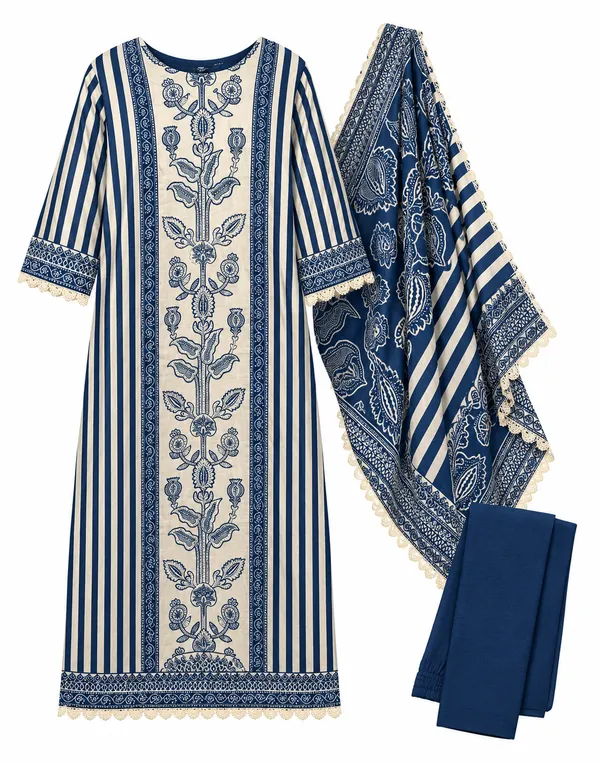 Blue_Printed_Straight_Kurta_Set_For_Women