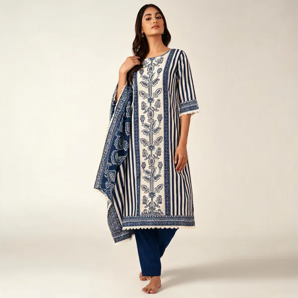 Blue_Crepe_Printed_Straight_Kurta_Set_For_Women