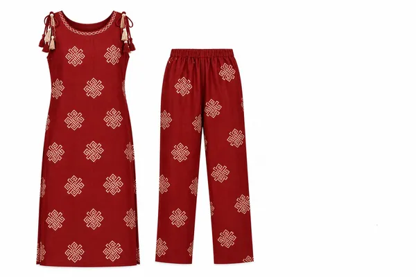 Red_Printed_Straight_Kurta_Set_for_Women