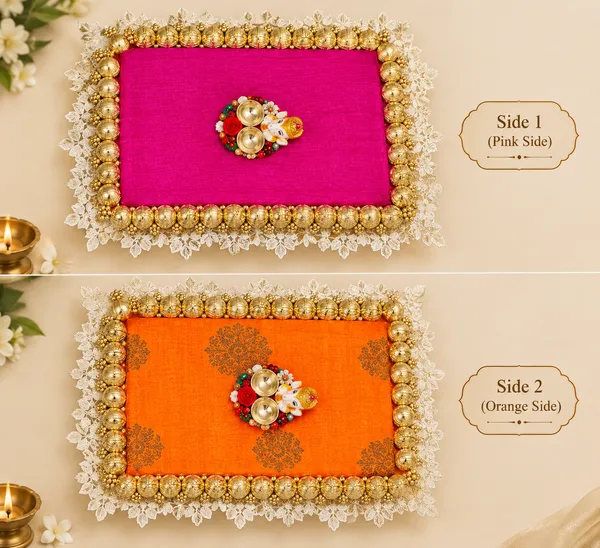 Pink_And_Orange_Decorative_Double-Sided_Pooja_Aasan