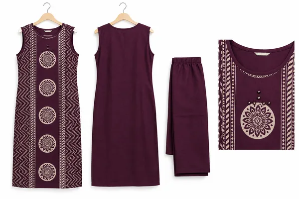 Maroon_Printed_Sleeveless_Kurta_Set_for_Women