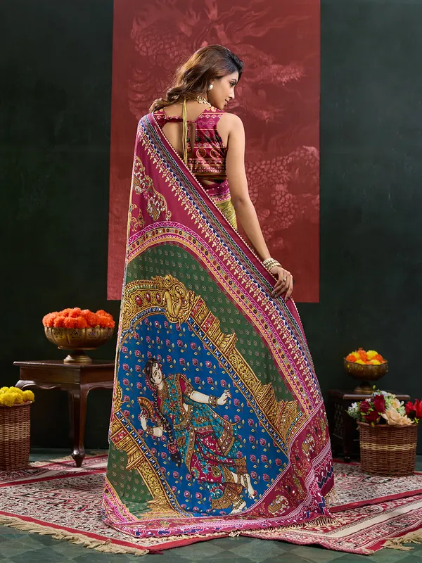 Multicolor_Crepe_Silk_Printed_Ethnic_Saree_For_Women