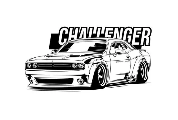 Dodge_Challenger_Shadow_Projection_Lamp