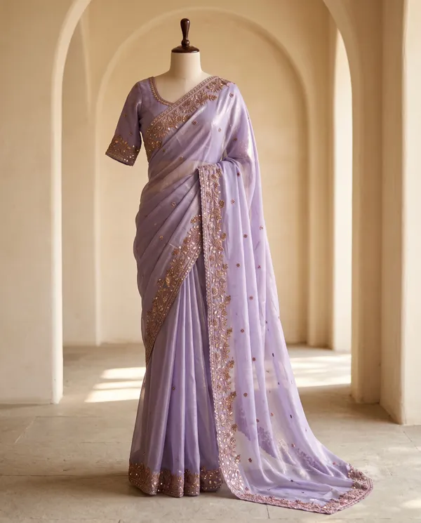 Lavender_Frendy_Silk_Saree_With_Blouse_Piece_For_Women