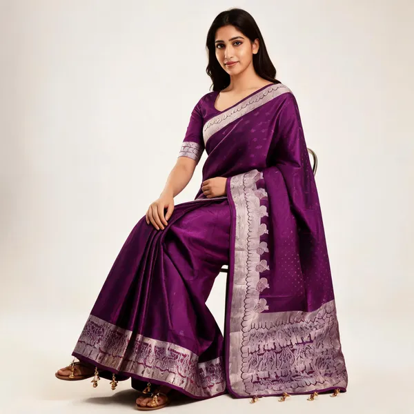 Purple_Royal_Silk_Woven_Traditional_Saree_With_Blouse_Piece_For_Women