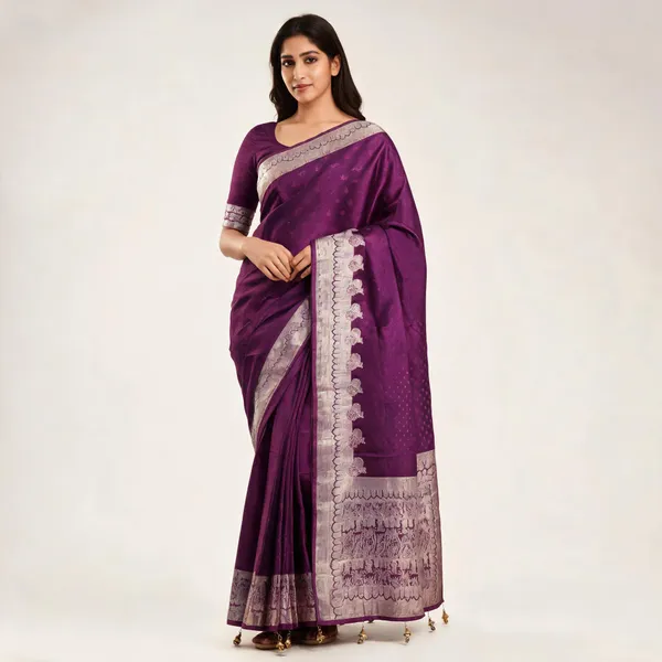 Purple_Royal_Silk_Woven_Traditional_Saree_With_Blouse_Piece_For_Women