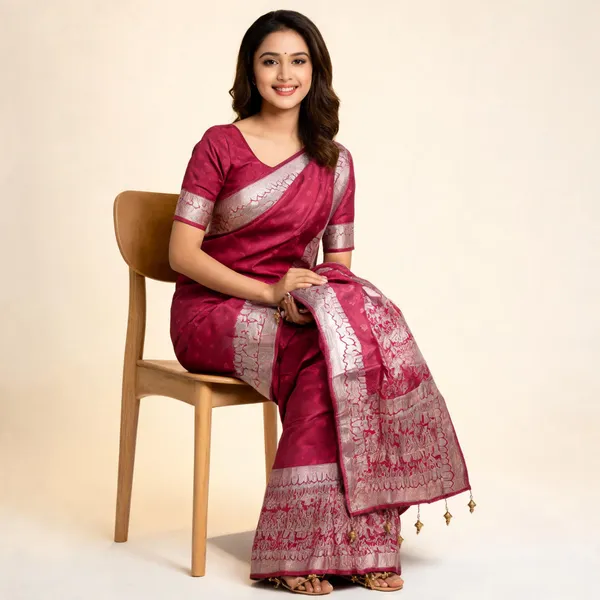 Magenta_Royal_Silk_Woven_Saree_With_Blouse_Piece_For_Women